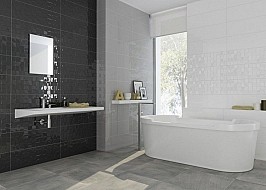 Плочки за баня серия Colorgloss Negro