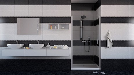 Плочки за баня PLAZA BLACK