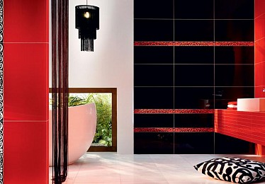 Фаянс и теракота Colour Black & Red